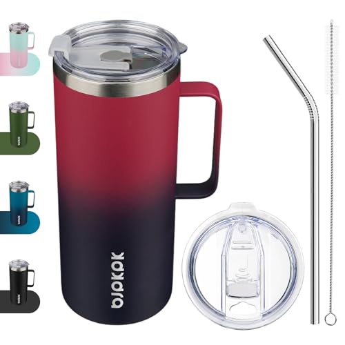 32oz Insulated Coffee Mug with Handle
