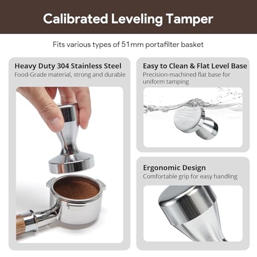 Espresso Accessories Kit 51mm Tamper