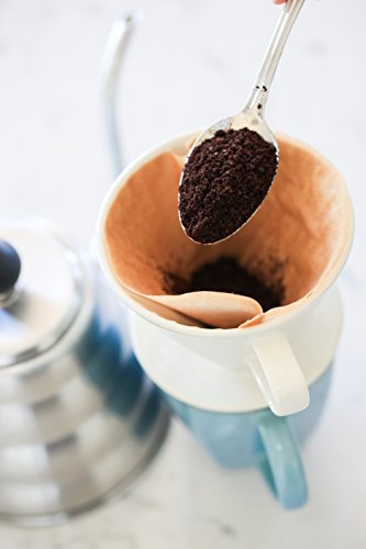 Ceramic Pour Over Coffee Maker with 40 Count Melitta Filters