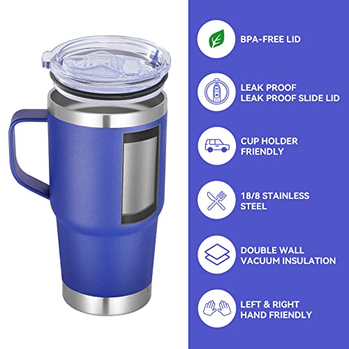 20 oz Insulated Travel Coffee Mugs Set of 12 (12 Count)