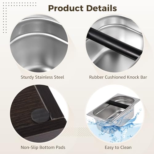 Stainless Steel Espresso Knock Box