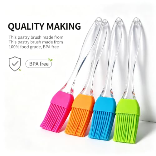 Pastry Brush 4 Packs Basting Brush for Cooking