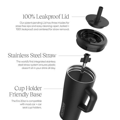 Era 20 oz Tumbler with Handle and Straw