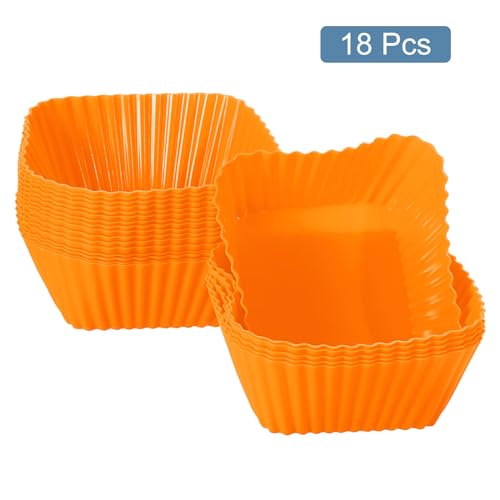 18Pcs Silicone Cupcake Baking Cups (18 Count)
