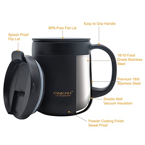 11OZ 330ML Stainless Steel Insulated Coffee Mug with Handle