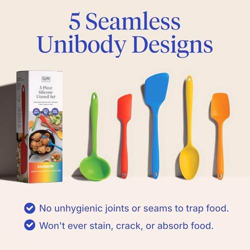 5 Piece Silicone Kitchen Utensils Set (5 Count)