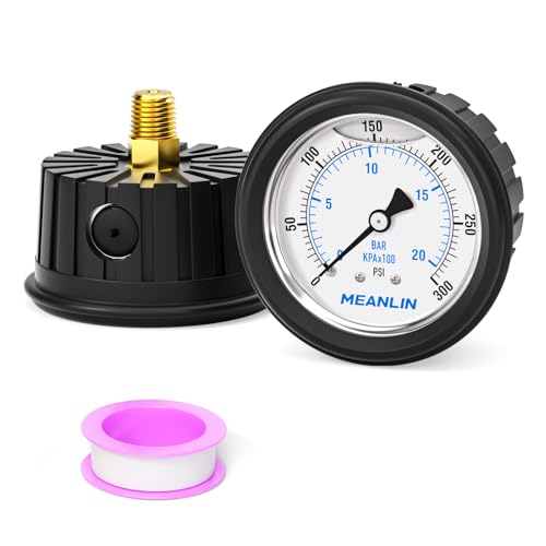 0~300Psi Stainless Steel Liquid Filled Pressure Gauge 1