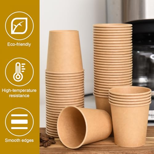 800 Pcs 6 oz Kraft Paper Cups (800 Count)