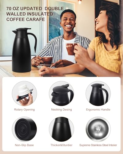 70Oz Thermal Coffee Carafe for keeping hot