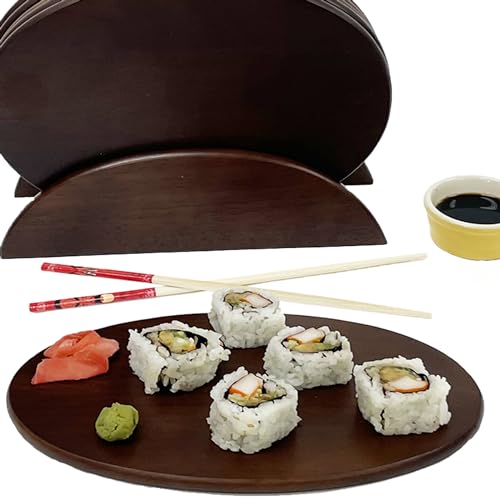 Woodard & Charles Serving Boards with Stand (10 Count)