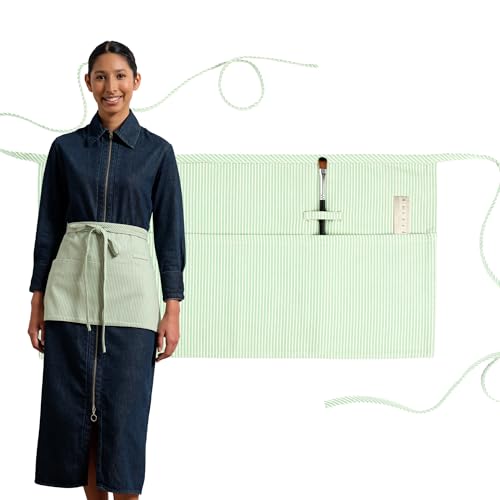 Chef Waist Aprons for Women with Pockets