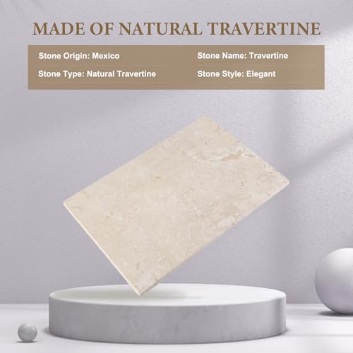 Natural Travertine Marble Cutting Board for Kitchen Counter