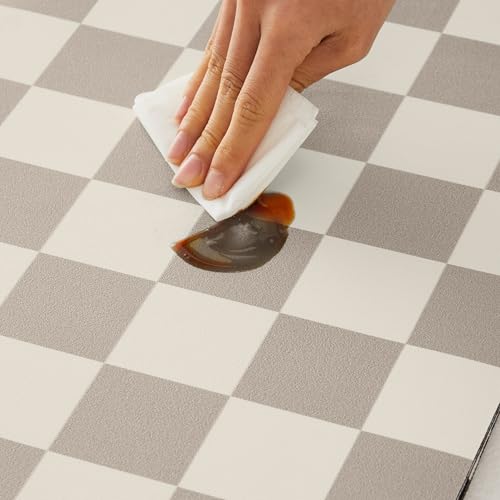 Checkered Dish Drying Mat for Kitchen Counter