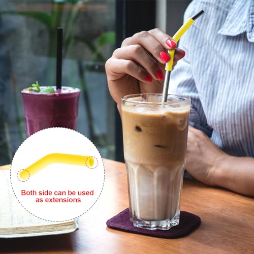 6Pcs Metal Straw Silicone Tips 5