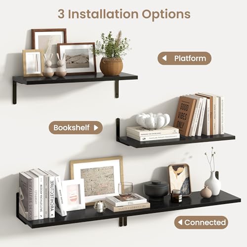 Deep Floating Shelves (2 Count)