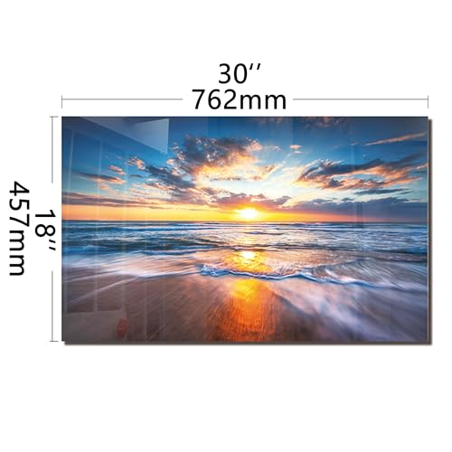 Tempered Glass Backsplash for Kitchen