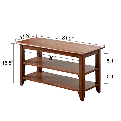 Shoe Rack Bench Wooden Shoe Storage Bench Entryway Bench