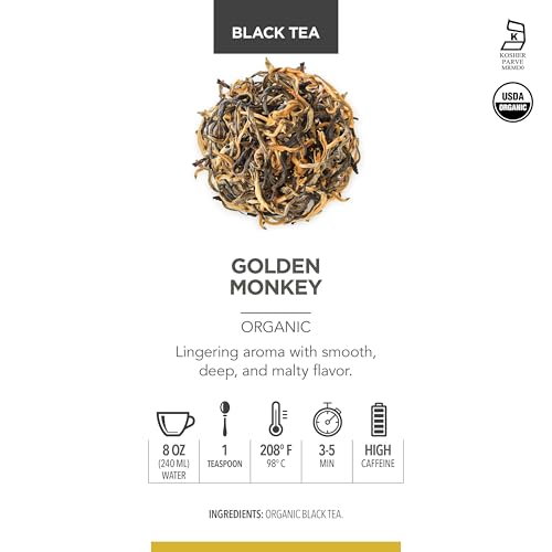 Organic Golden Monkey Loose Leaf Tea (2.12 Ounce)