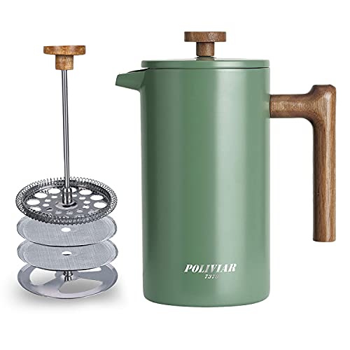 POLIVIAR French Press Coffee Maker