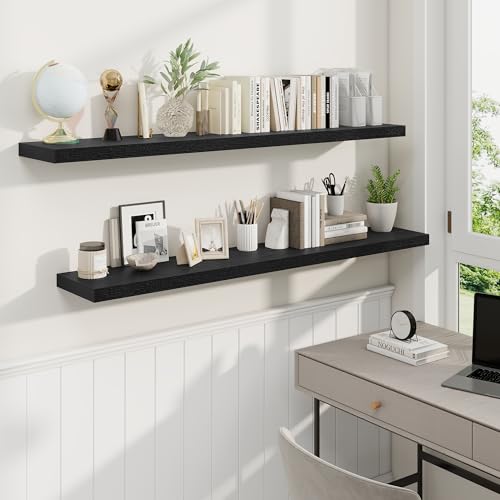 55 Inch Fireplace Mantel Shelf (2 Count)