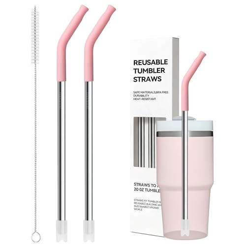 Metal Straws for Stanley Cups 14 oz & 20 oz