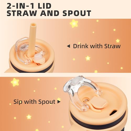 30 oz Tumbler with Handle and Straw