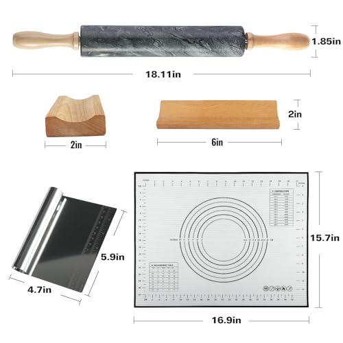African Natural Marble Rolling Pin