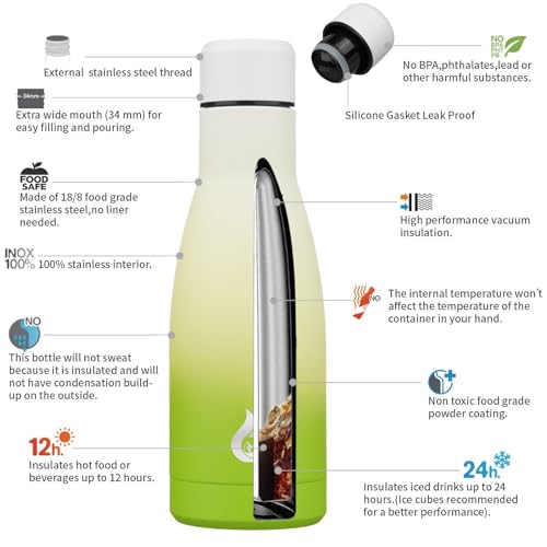 12 oz Small Water Bottle
