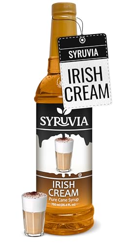 Coffee Syrup Irish Cream Flavored Syrup for Drinks (25.4 Fl Oz)