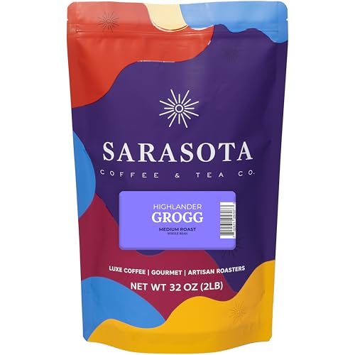 2 lb Highlander Grogg Whole Bean Coffee (32 Ounce)