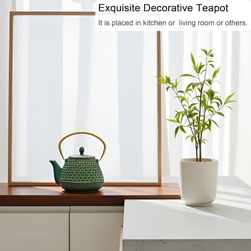 Cast Iron Teapot and Tea Cups Set