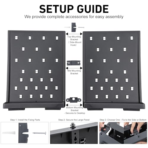1 Pcs 54 Pegs Lab Drying Racks Double Sided Pegboard Bench
