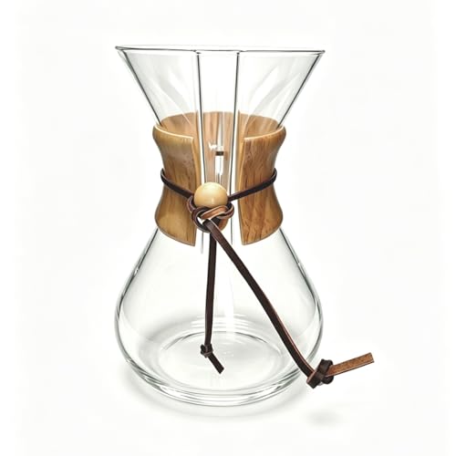 subjectthree Glass Coffeemaker 10 Cup Coffee Drip Pour Over Set