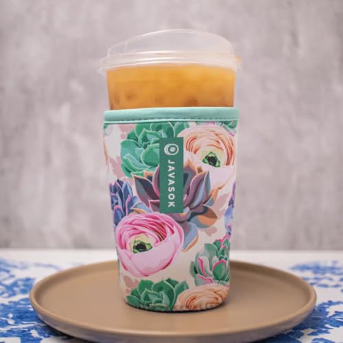 JavaSok Iced Coffee & Cold Soda Insulated Neoprene Cup Sleeve