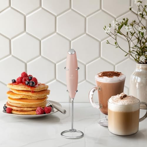 Powerful Milk Frother Wand With Duracell Batteries