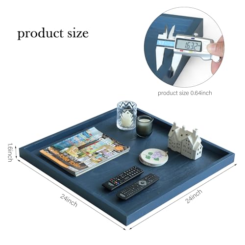 Square Ottoman Table Tray 24"