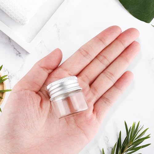 50 Pack 10ml Clear Glass Essential Oil Bottle (50 Count)