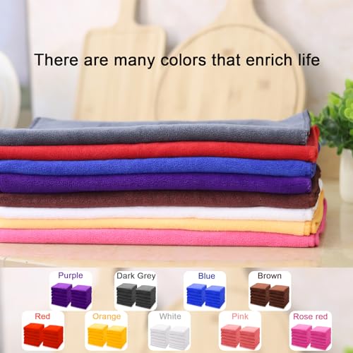 Microfiber Kitchen Dish Towels for Washing Dishes 8 Pack