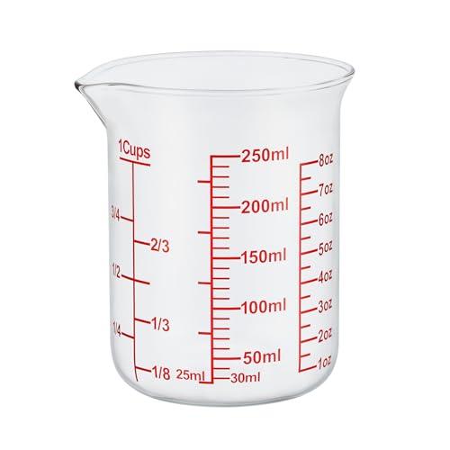 Ackers Borosilicate Glass Measuring Cup with Spout