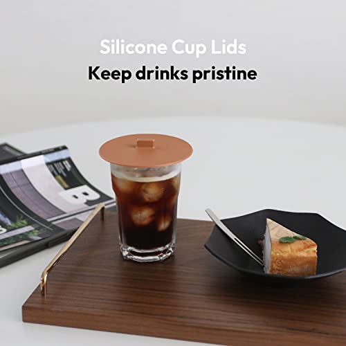 Silicone Cup Covers for Drinks (2 Count)