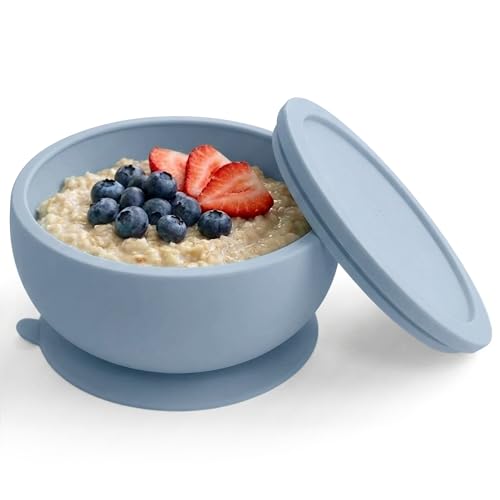 Octopod Silicone Suction Baby Bowl & Lid