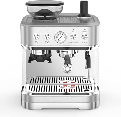 Espresso Machine with Milk Frother and Built