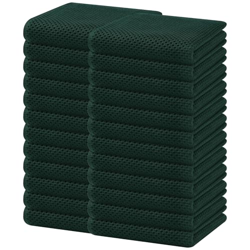 100% Cotton Waffle Weave Kitchen Dish Towels 24 (24 Count)