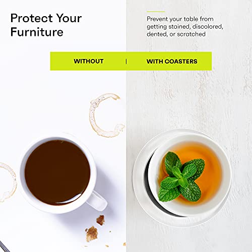 Acrylic Drink Coasters Set of 6 (6 Count)