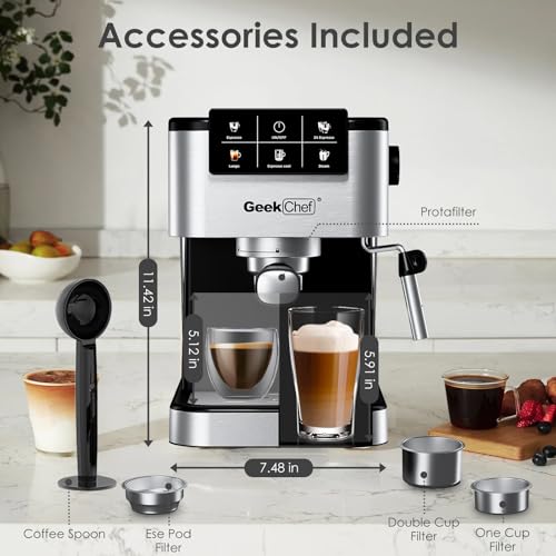Espresso Machine with Milk Frother