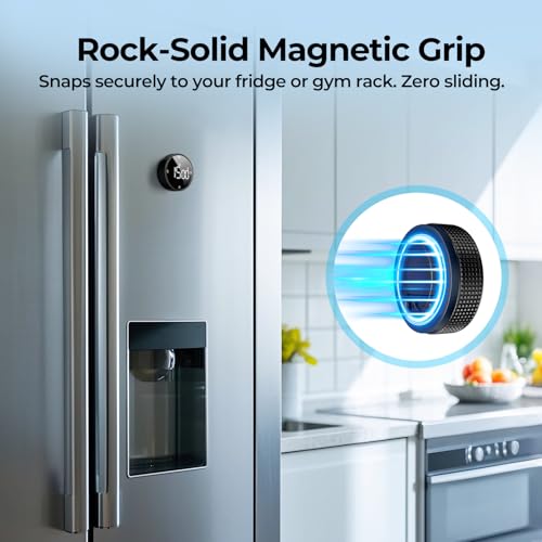 Rechargeable Magnetic Kitchen Timer for Cooking (2 Count)