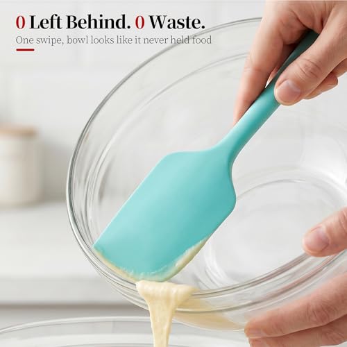 600ºF Heat Resistant Silicone Spatula Spoonula Set of 4