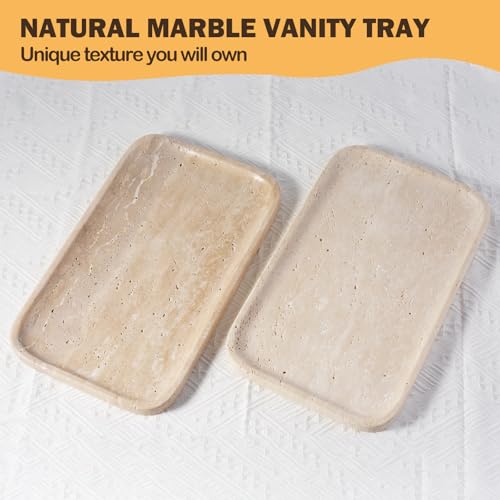 Travertine Vanity Tray