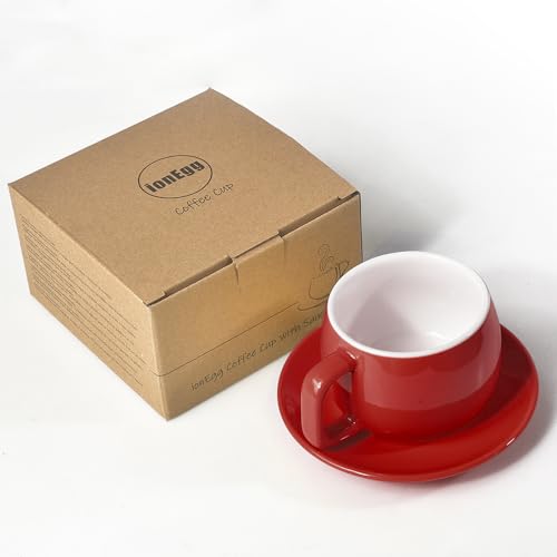 Porcelain Coffee Cup with Saucer 270ml (9.99 Count)