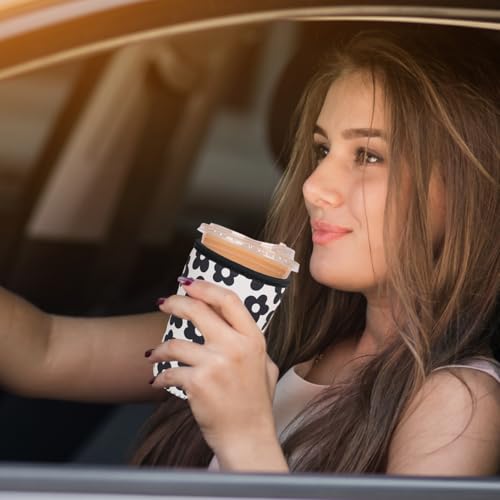Reusable Insulated Neoprene Iced Coffee Cup Sleeve (3 Count)